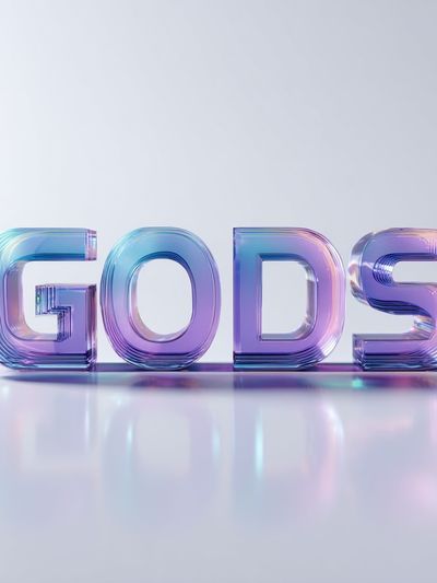 GODS Typography Poster.