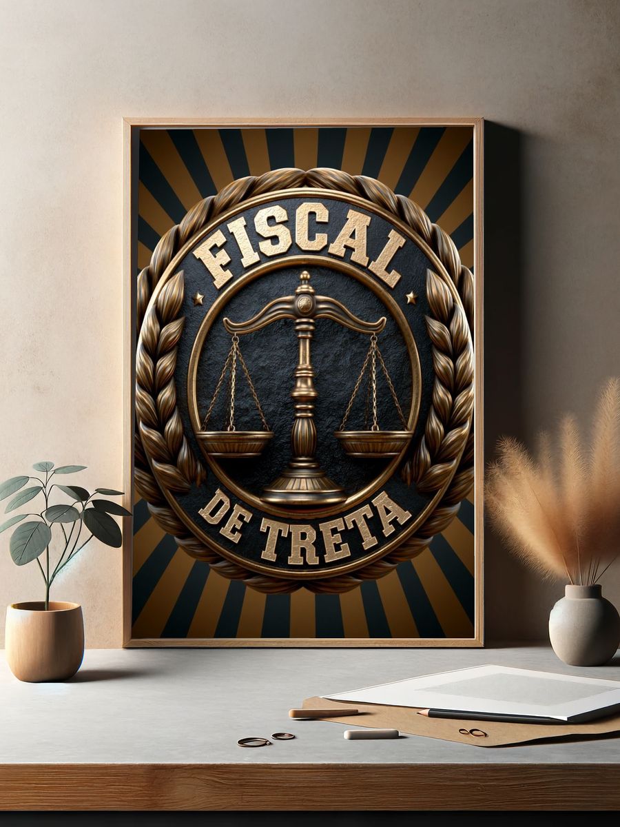Fiscal Decreta Typography Poster. — room view 2
