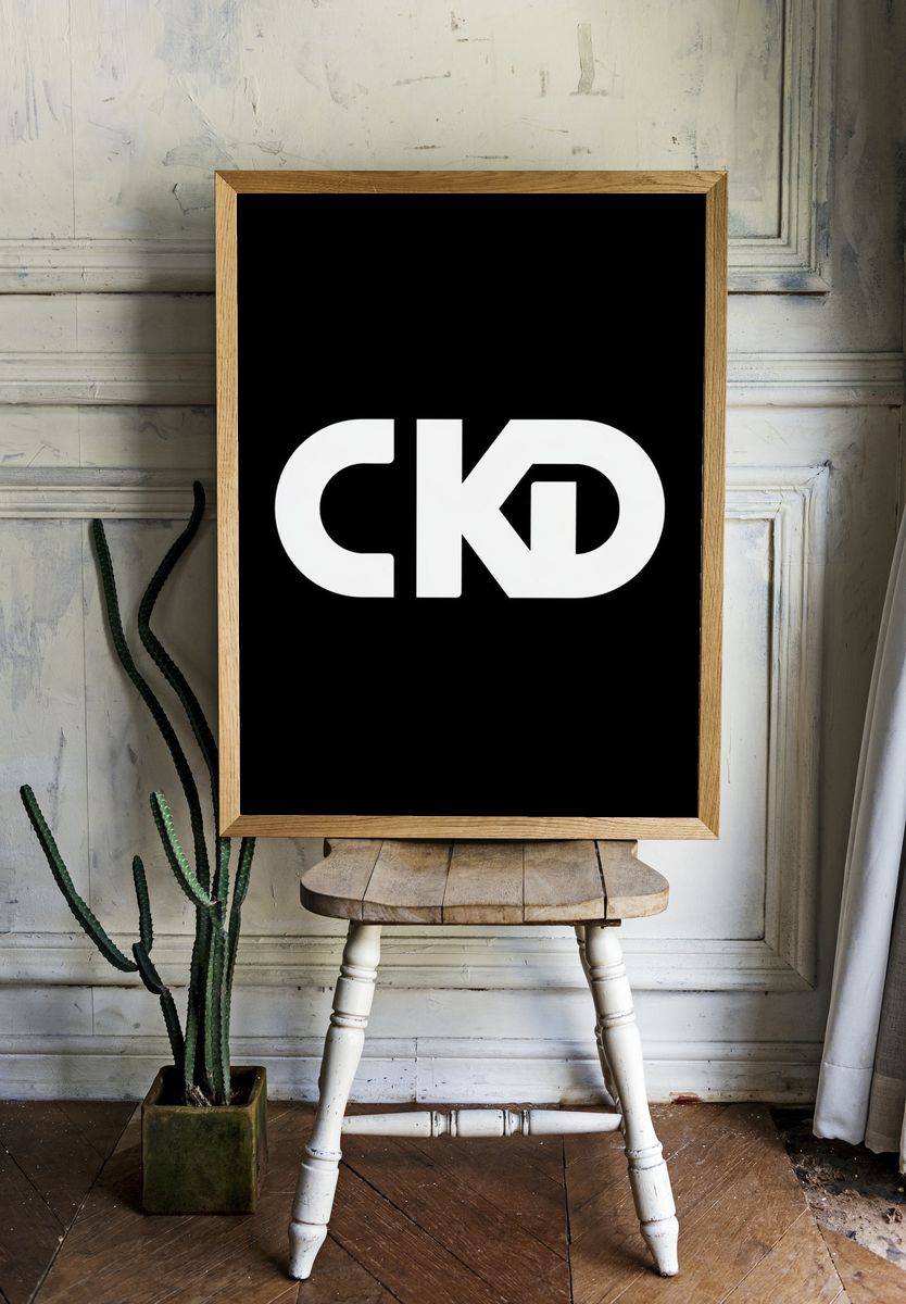 CKD Typography Poster. — room view 1
