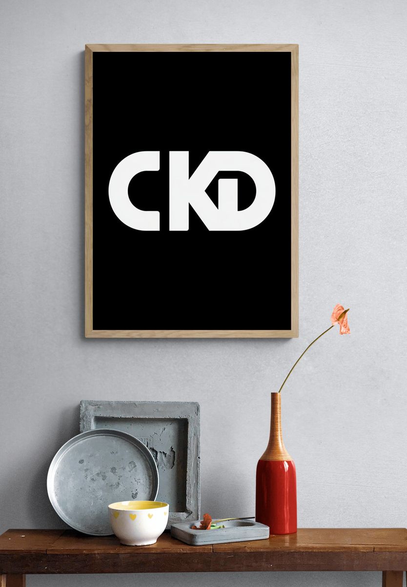 CKD Typography Poster. — room view 3