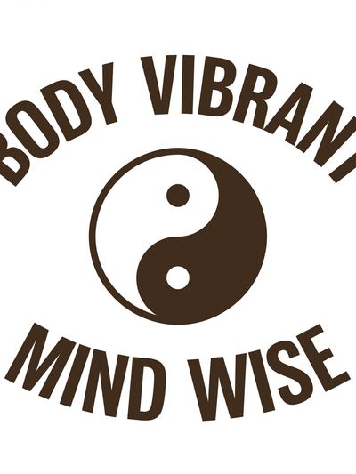 Body Vibrant Mind Wise Typography Poster.