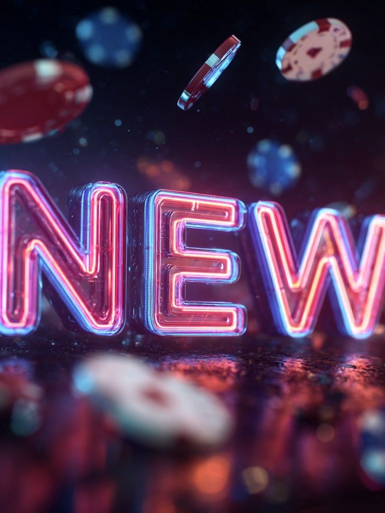 Neon New Typography Poster. poster detail
