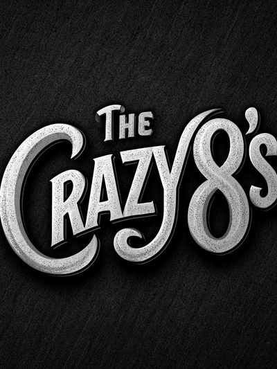 The Crazy 8s Typography Poster.