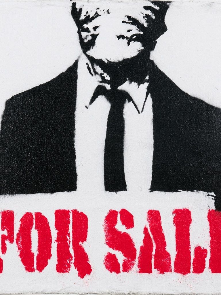 For Sale Stencil Typography Poster. poster — typography art