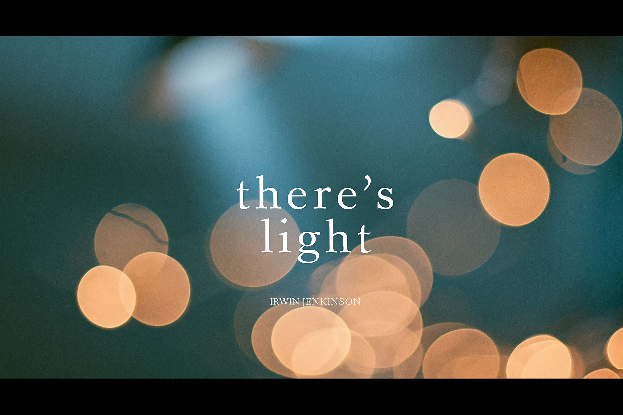 There’s Light Typography Poster. poster detail