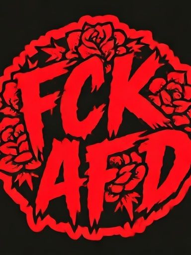 FCK AFD Typography Poster. poster — typography art