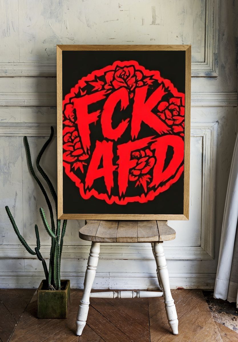 FCK AFD Typography Poster. — room view 1
