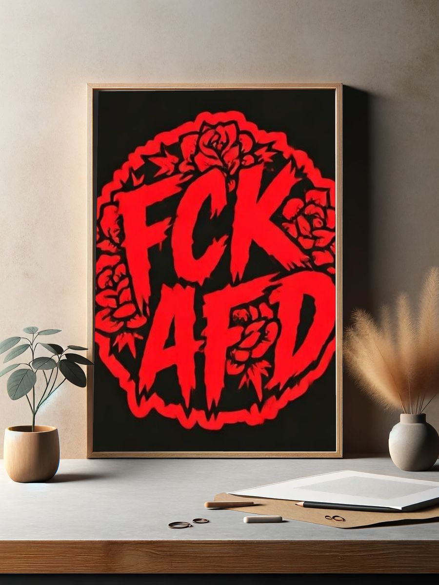FCK AFD Typography Poster. — room view 2