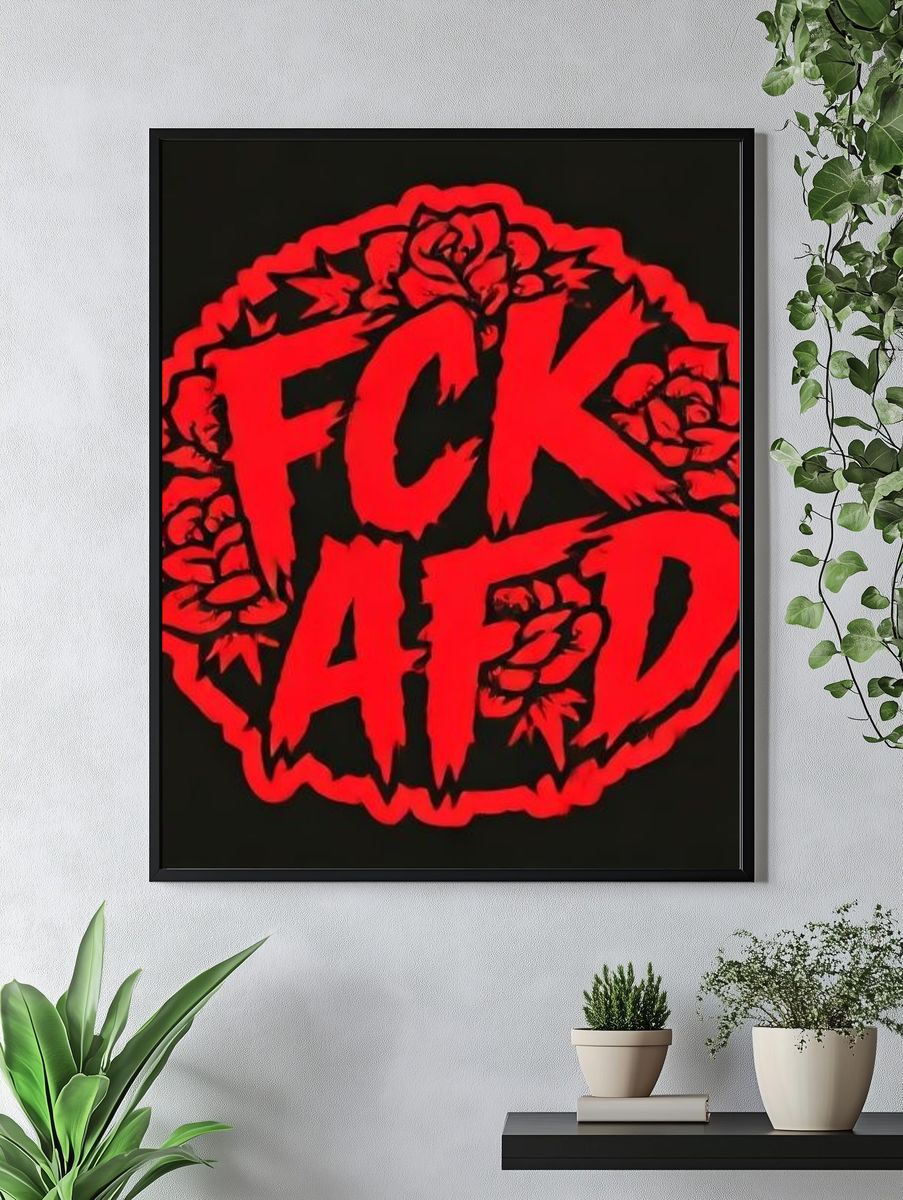 FCK AFD Typography Poster. — room view 4