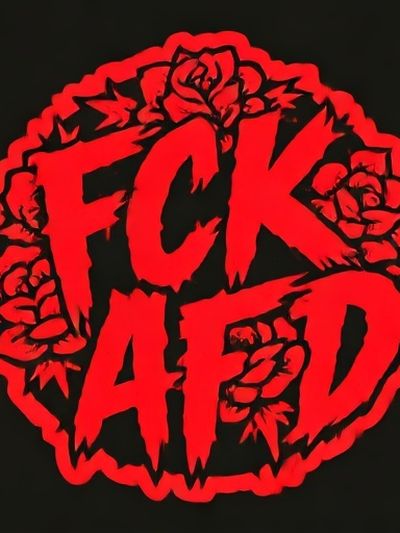 FCK AFD Typography Poster.