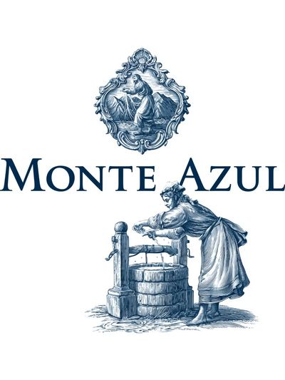 Monte Azul Vintage Typography Poster.