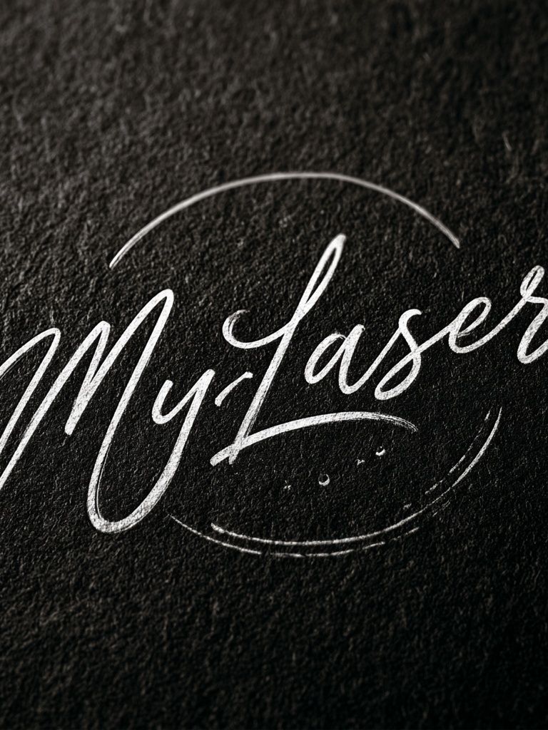 My-Laser Typography Poster. poster — typography art
