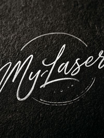 My-Laser Typography Poster.