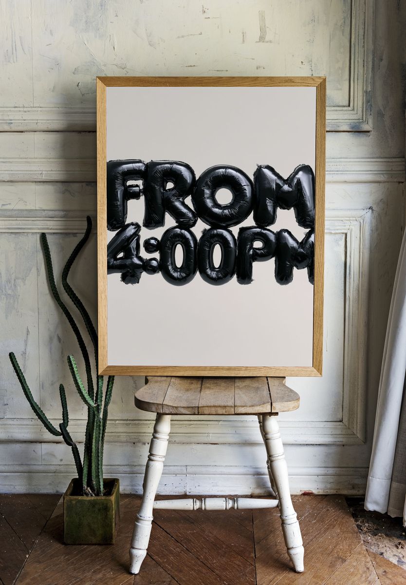 From 4:00 PM Typography Poster. — room view 1