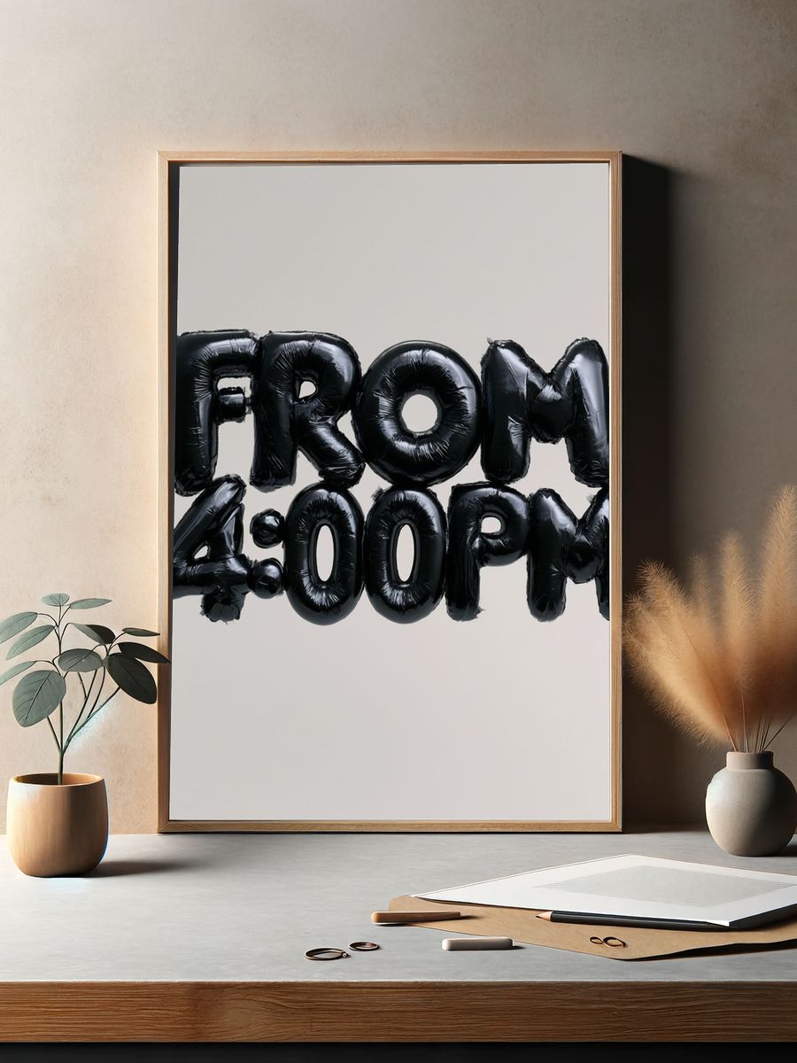 From 4:00 PM Typography Poster. — room view 2