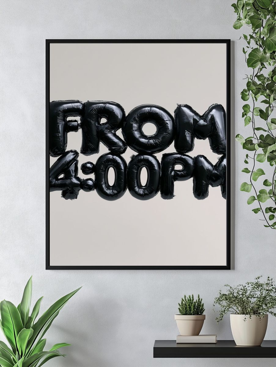 From 4:00 PM Typography Poster. — room view 4