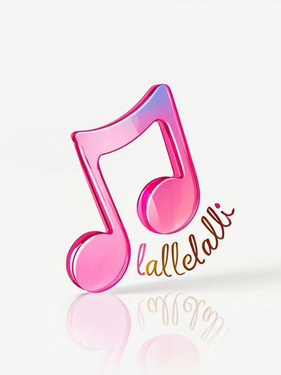 Lalelalli Music Typography Poster. poster