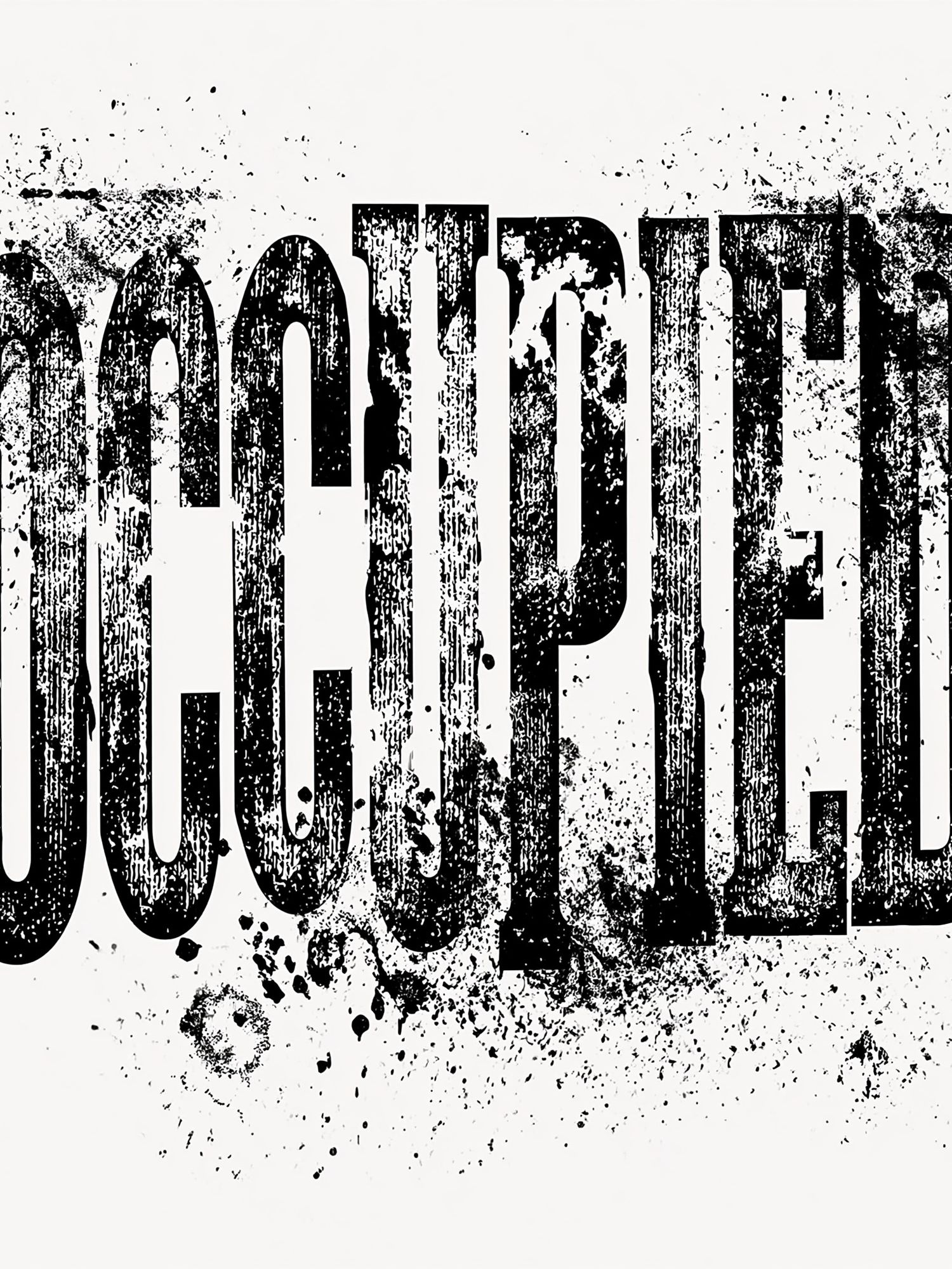 Censored Grunge Typography Poster. poster detail