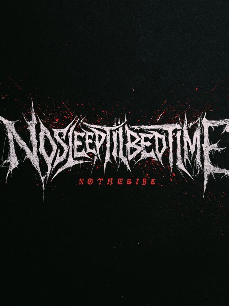 Nocteptumbeastime Typography Poster. poster detail