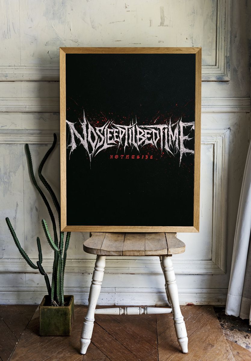 Nocteptumbeastime Typography Poster. — room view 1