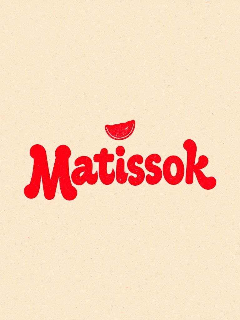 Matisse-Inspired Typography Poster. poster — typography art