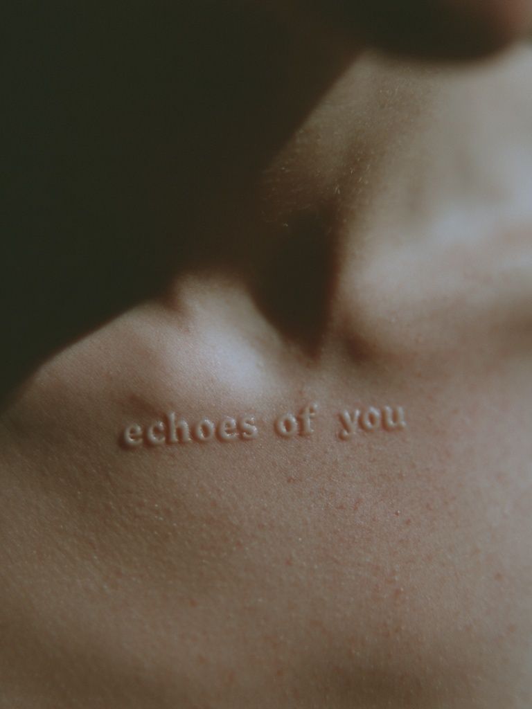 Echoes of You Typography Print. poster — typography art