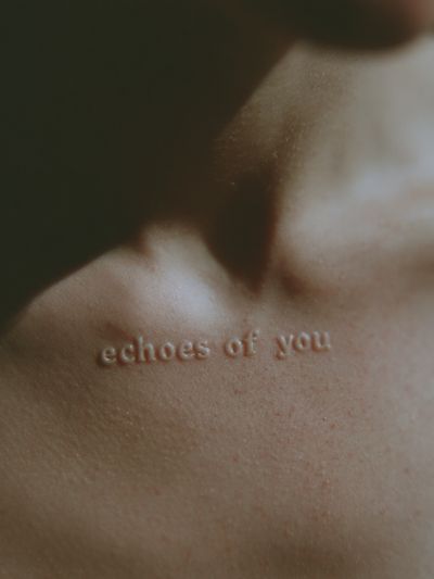 Echoes of You Typography Print.