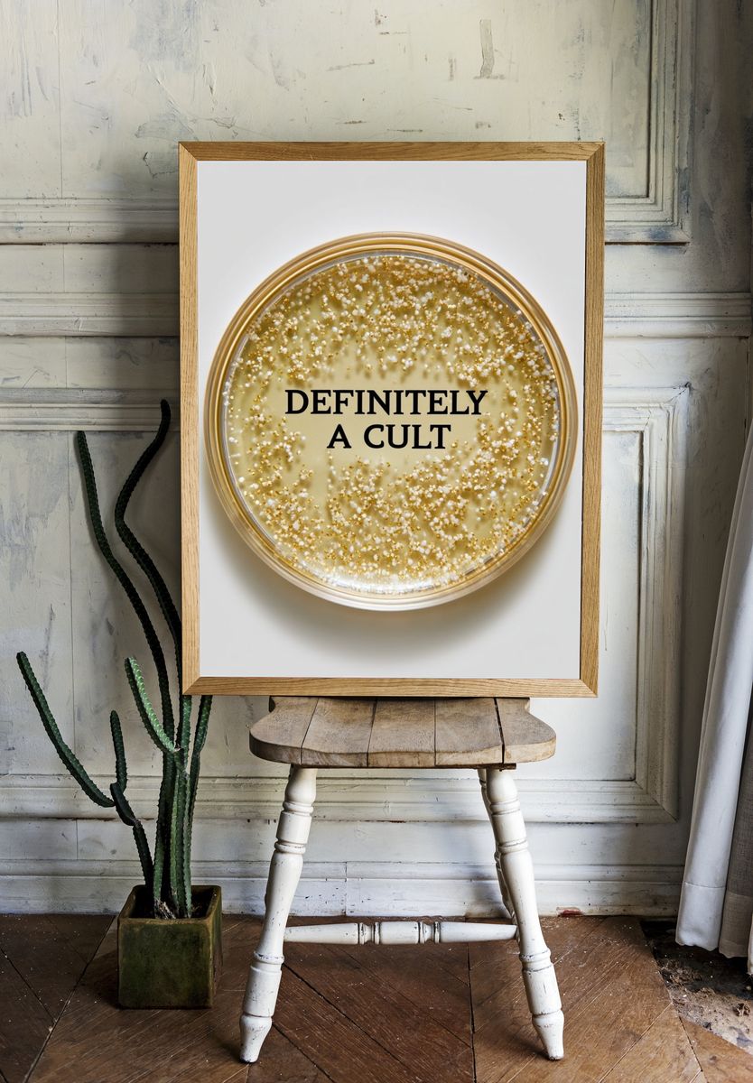 Definitely a Cult Typography Poster. — room view 1