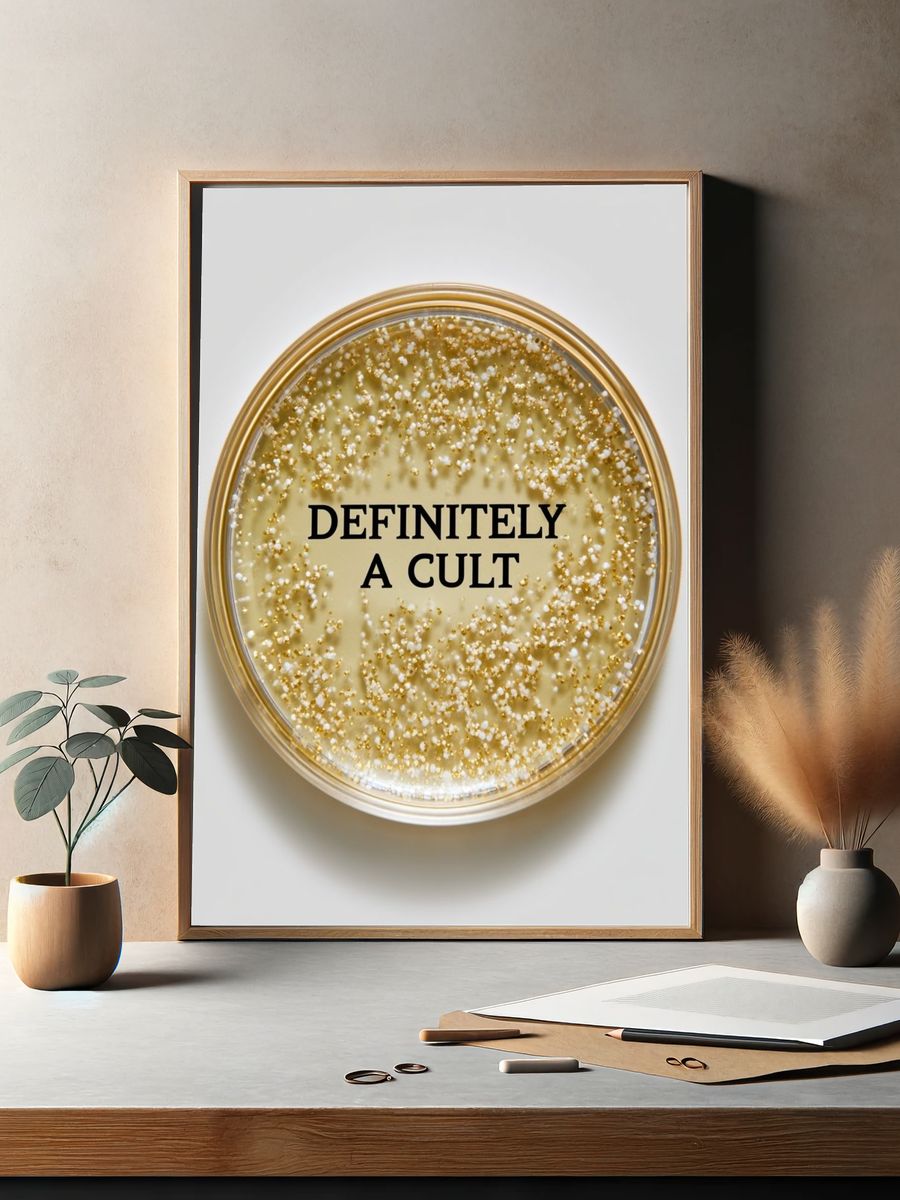 Definitely a Cult Typography Poster. — room view 2