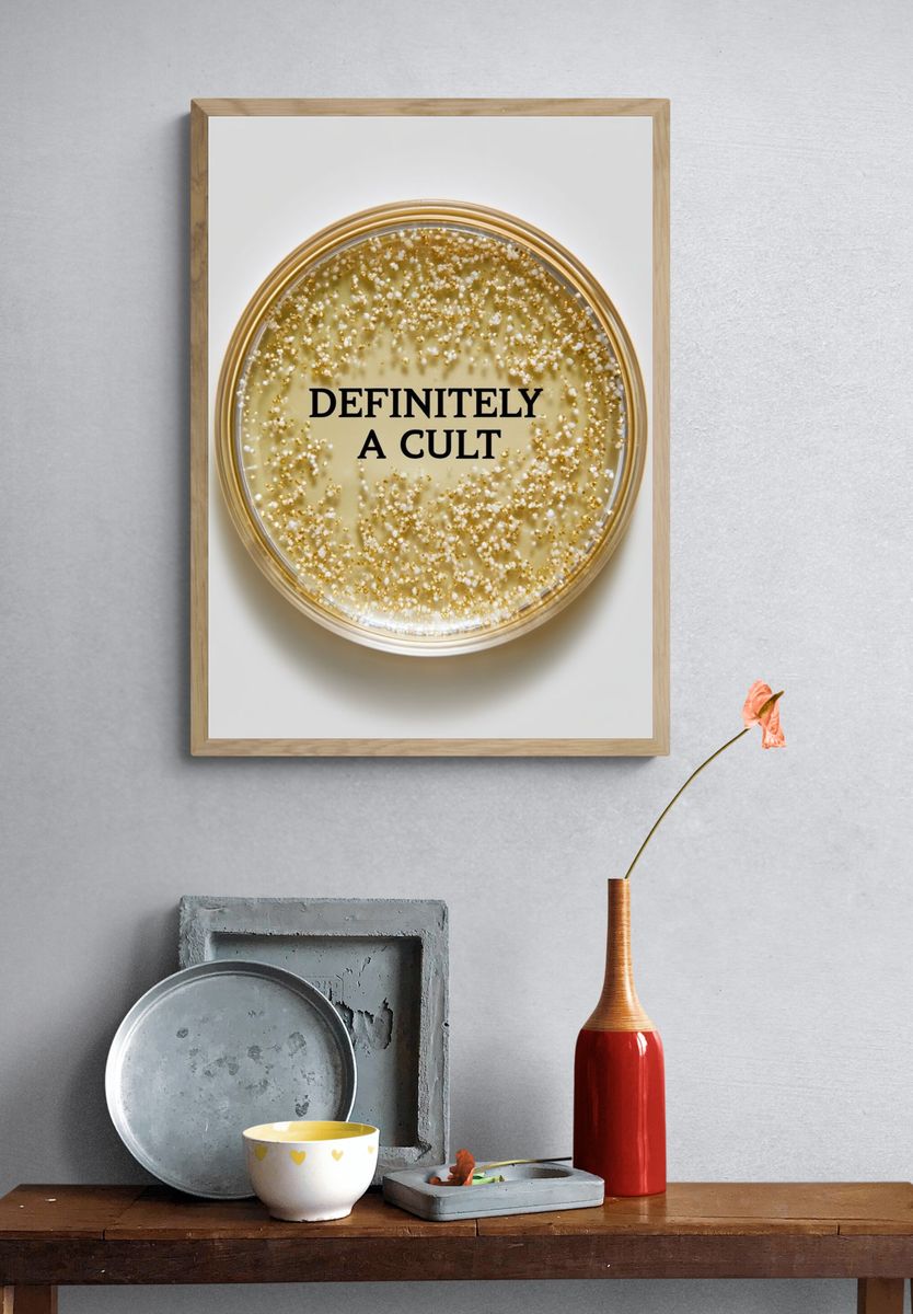Definitely a Cult Typography Poster. — room view 3