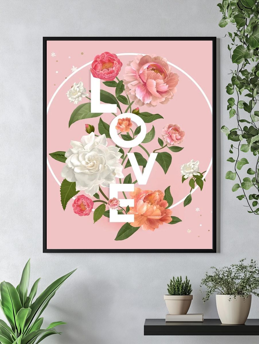 Cake Runner Typography Print. — room view 4