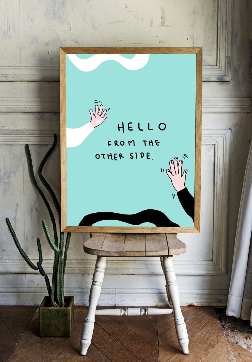 Hello other side social distancing. room preview