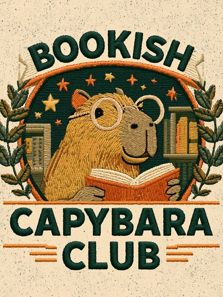 Capybara Club Typography Print. poster — typography art