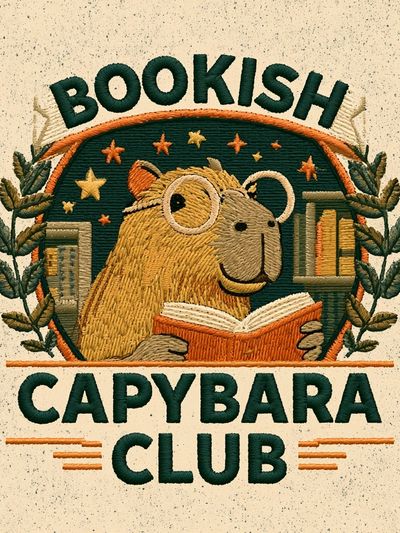 Capybara Club Typography Print. poster