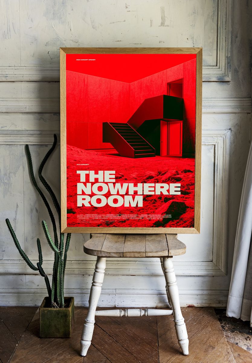 The Nowhere Room Typography Poster. — room view 1