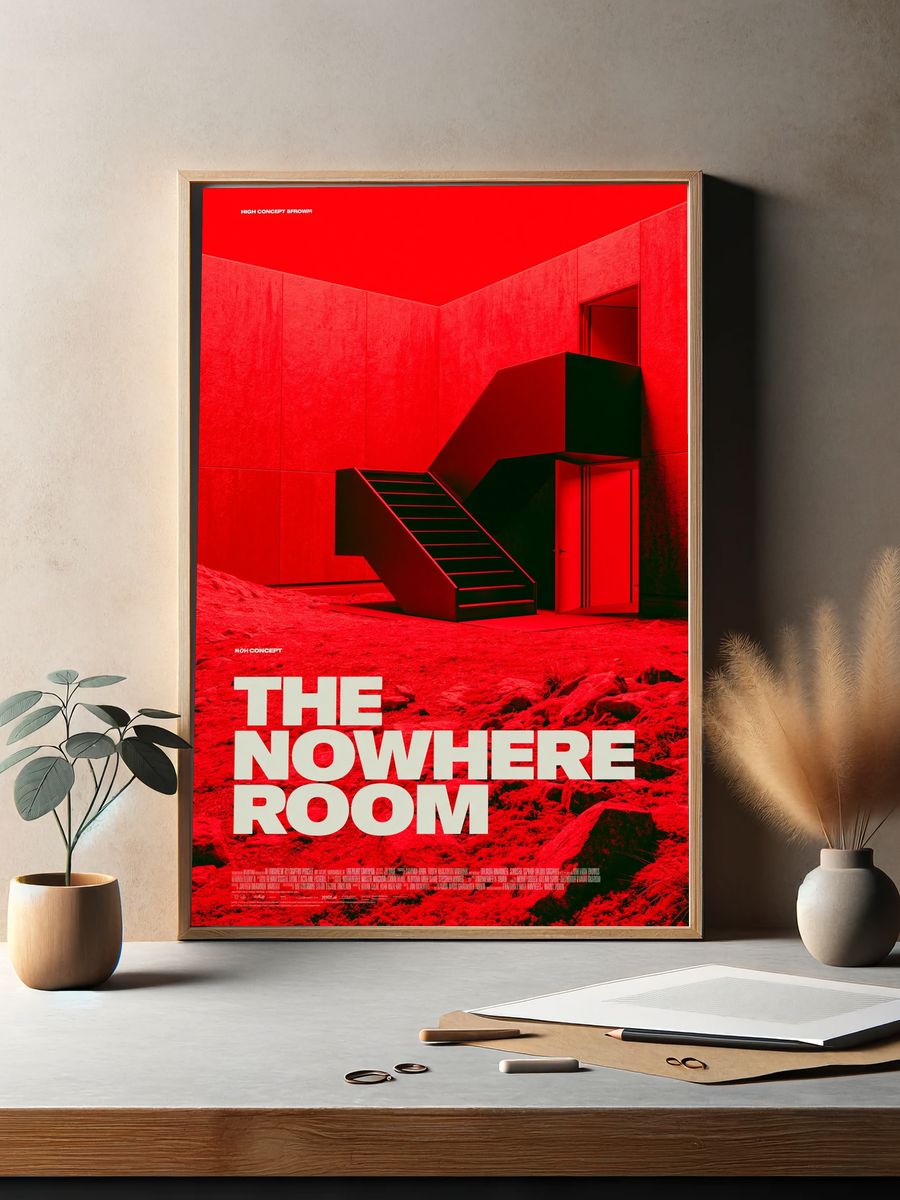 The Nowhere Room Typography Poster. — room view 2