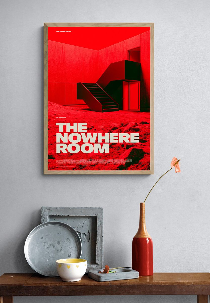 The Nowhere Room Typography Poster. — room view 3
