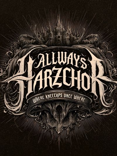 Always Harzchor Typography Poster. poster