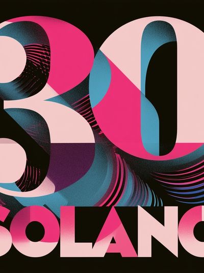 30 Solano Typography Poster. poster