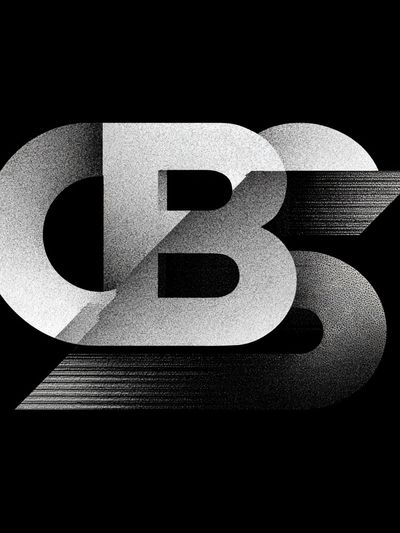 CB3 Monochrome Typography Poster. poster