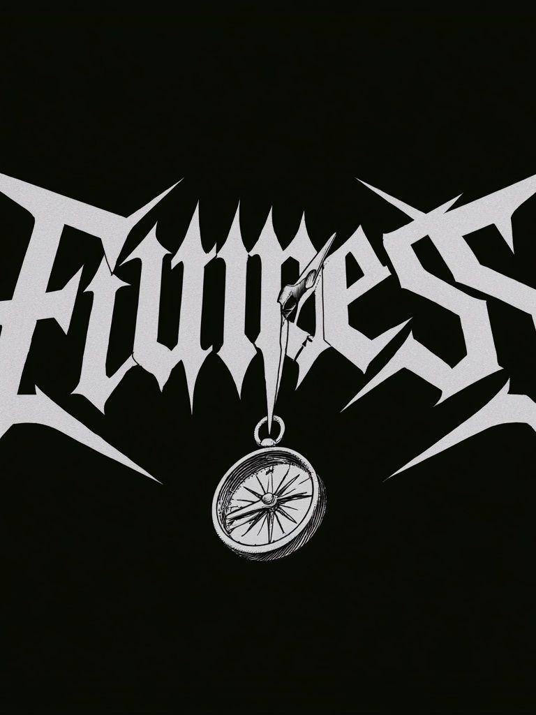 Flummox Gothic Typography Poster. poster — typography art