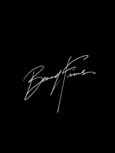 Benny Finesse Typography Poster. poster