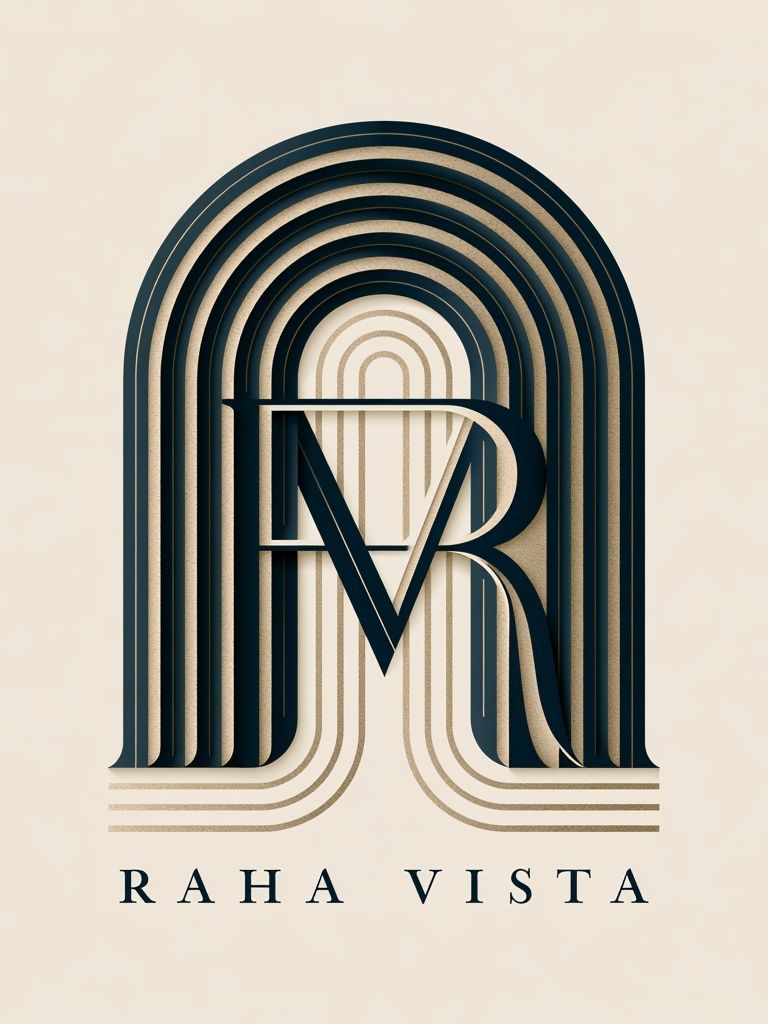 Raha Vista Typography Poster. poster detail