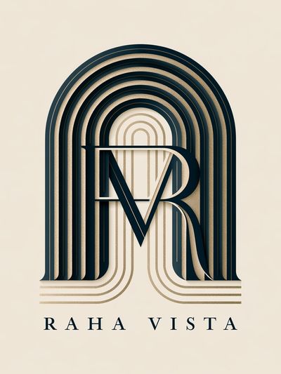 Raha Vista Typography Poster. poster