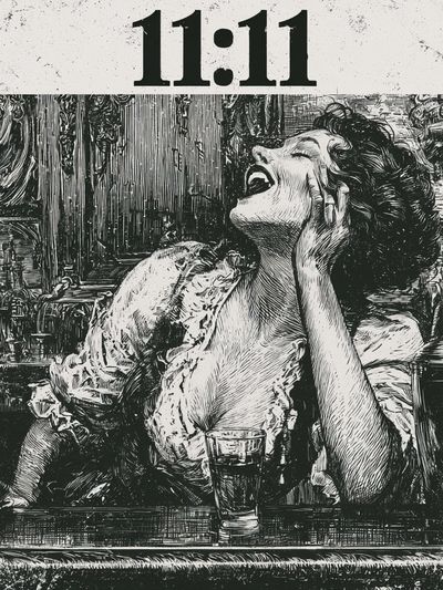 11:11 Vintage Typography Print. poster