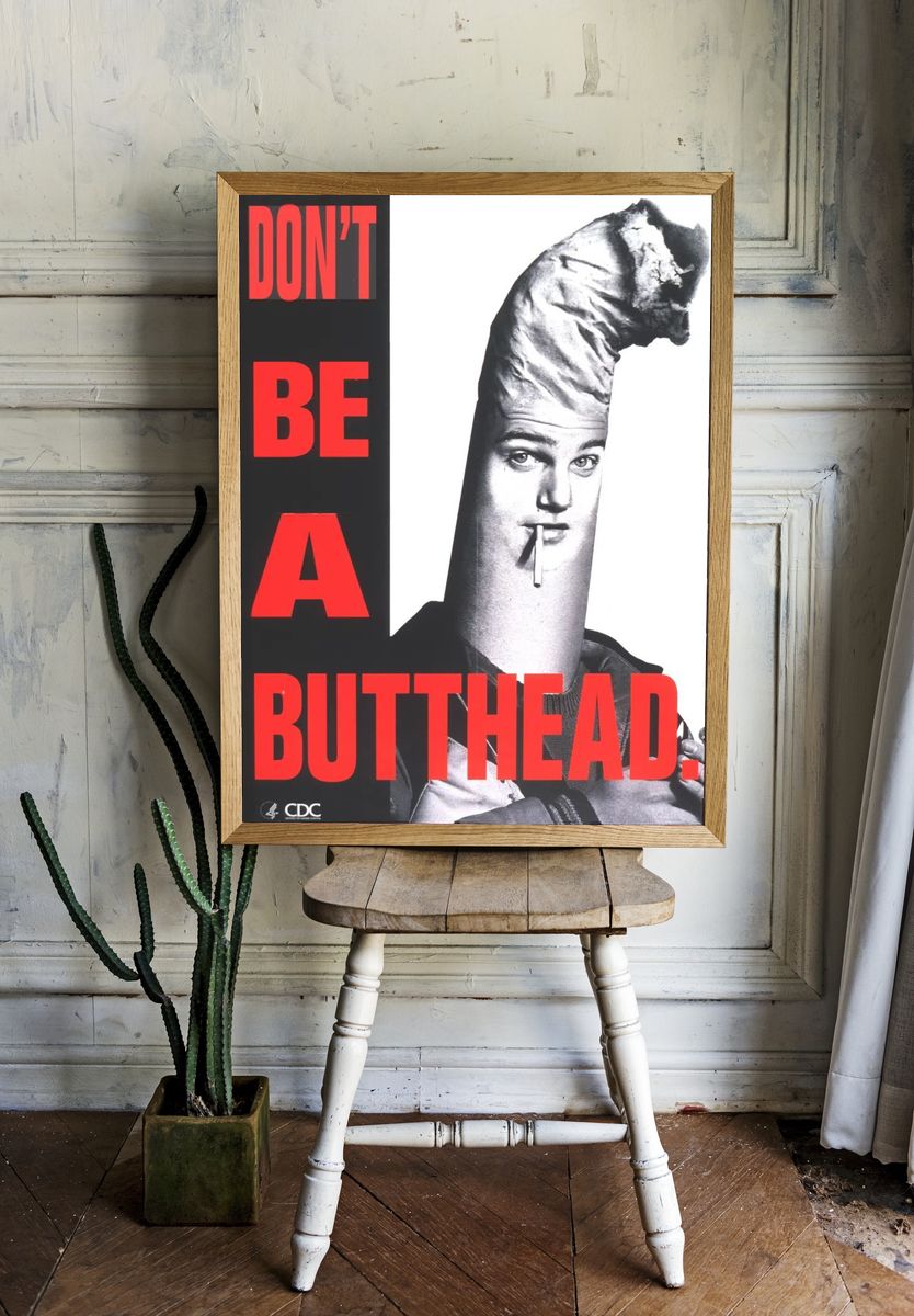 Don't be butthead. photograph person. — room view 1