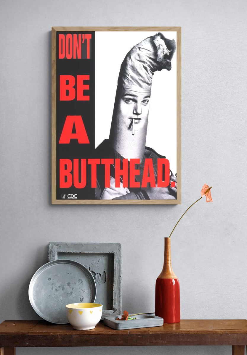 Don't be butthead. photograph person. — room view 3