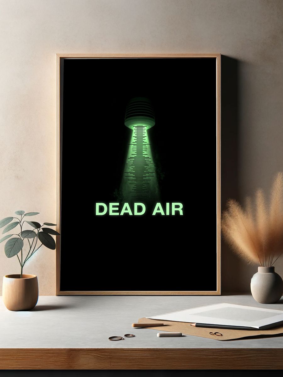 Dead Air Typography Poster. — room view 2