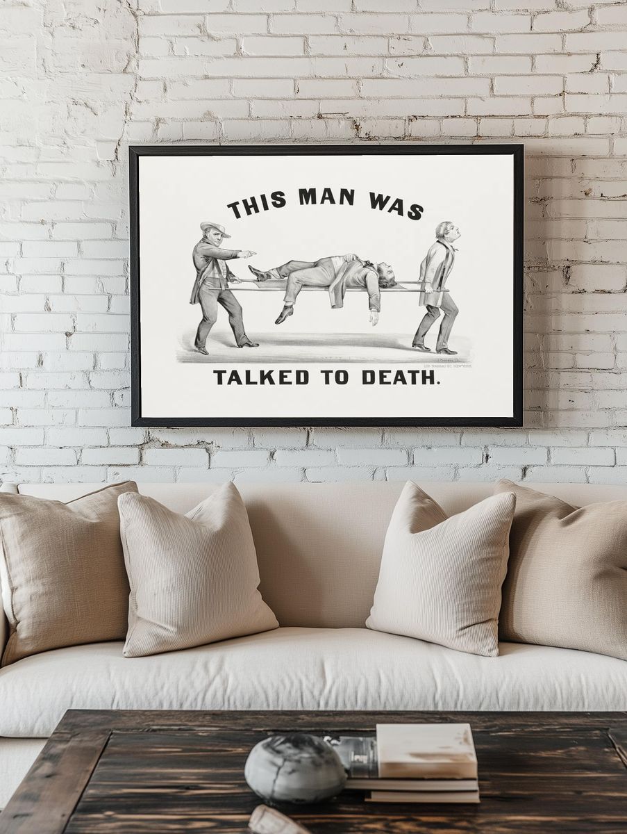 This man was talked death. — room view 1