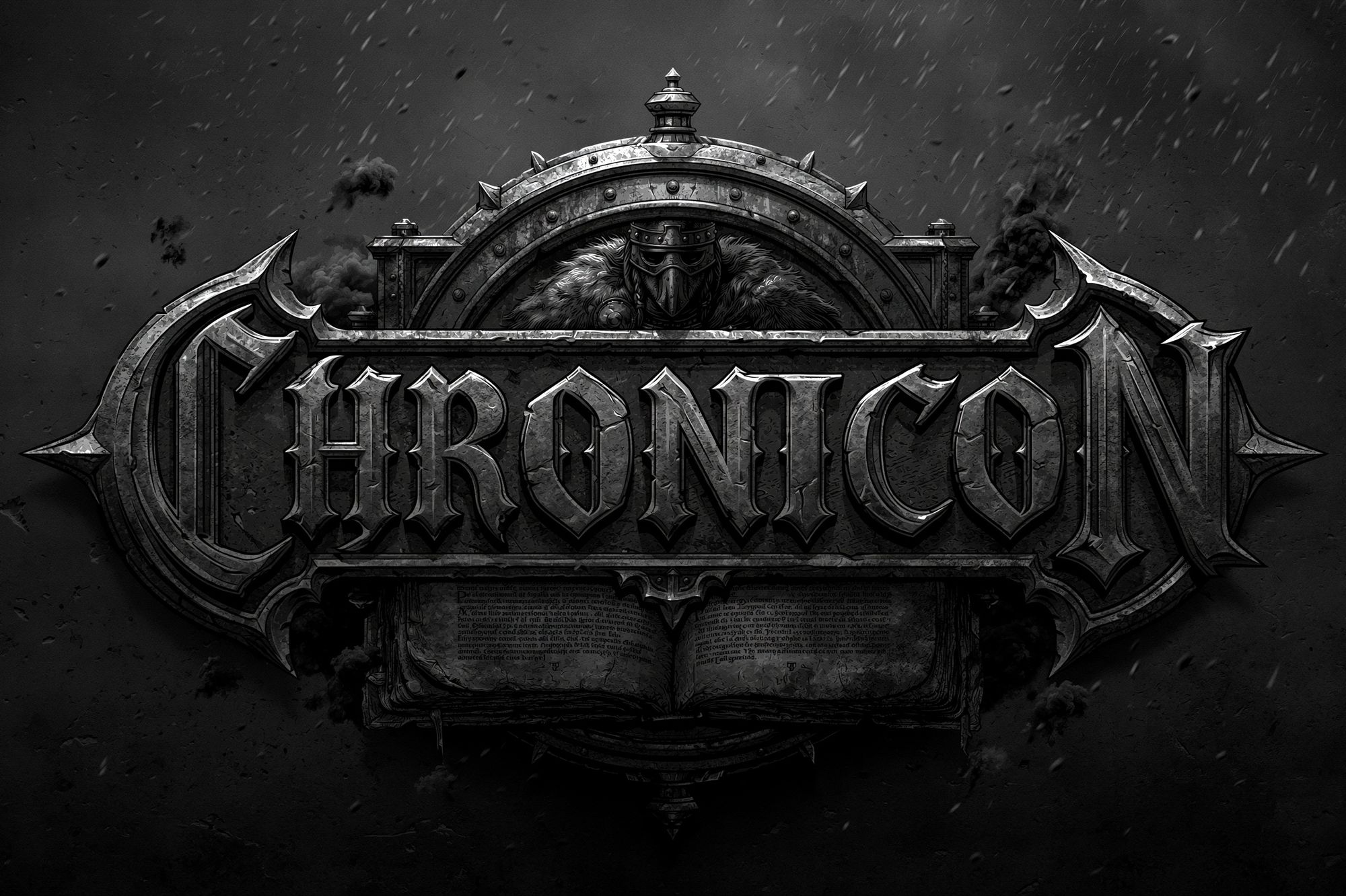Chronicon Gothic Typography Poster. poster detail